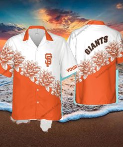 Custom Name MLB San Francisco Giants Hibiscus New AOP Hawaiian Shirt Flower For Men And Women