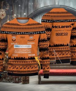 Custom Name McLaren F1 Team Ugly Sweater