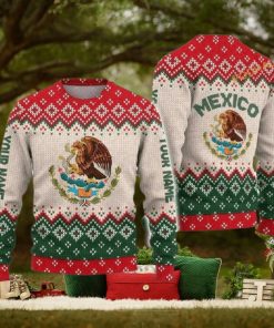 Custom Name Mexican Ugly Christmas Sweater