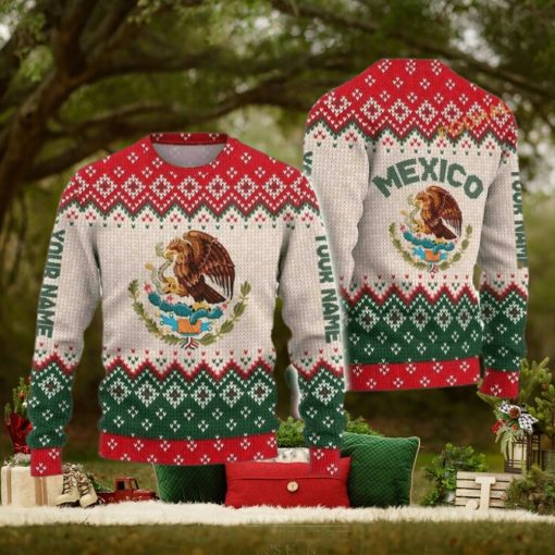 Custom Name Mexican Ugly Christmas Sweater