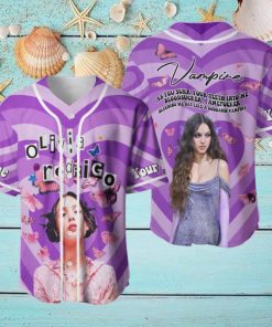 Custom Name Olivia Rodrigo Guts Full Date Tour 2024 Baseball Jersey Shirts
