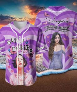Custom Name Olivia Rodrigo Guts Full Date Tour 2024 Baseball Jersey Shirts