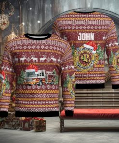 Custom Name Palmerton Pennsylvania Palmerton Fire Department For Christmas Gifts 3D Printed Ugly Christmas Sweater