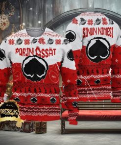 Custom Name Porin assat Ugly Christmas Sweater New Logo Gift For Men And Women Fans