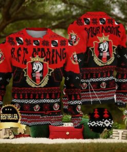 Custom Name RFC Seraing Ugly Christmas Sweater New Logo Gift For Men And Women Fans