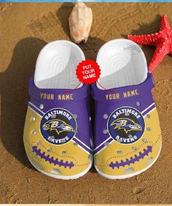 Custom Name Ravens Revolution Clogs Crocs