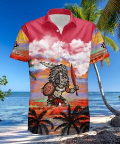 Custom Name San Diego State Aztecs Mens Basketball Sunset Pattern Hawaiian Shirt 1 Custom Name San Diego State Aztecs Mens Basketball Sunset Pattern Hawaiian Shirt