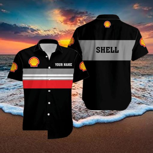 Custom Name Shell Vibrant Brand Beach Hawaiian Shirt Men And Women Gift