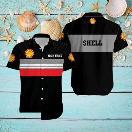 Custom Name Shell Vibrant Brand Beach Hawaiian Shirt Men And Women Gift