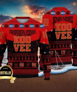 Custom Name Tampereen Koovee Ugly Christmas Sweater New Logo Gift For Men And Women Fans