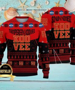Custom Name Tampereen Koovee Ugly Christmas Sweater New Logo Gift For Men And Women Fans