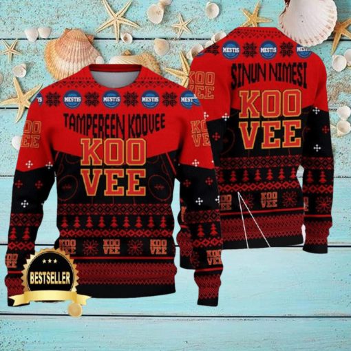Custom Name Tampereen Koovee Ugly Christmas Sweater New Logo Gift For Men And Women Fans