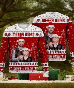 Custom Name Taylor Swift Travis Kelce Kansas Football Ugly Christmas Sweater