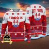 Kansas City Chiefs Personalized Name And Number 3D Ugly Christmas Sweater