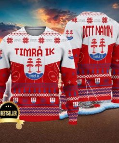Custom Name Timra IK Ugly Christmas Sweater New Logo Gift For Men And Women Fans