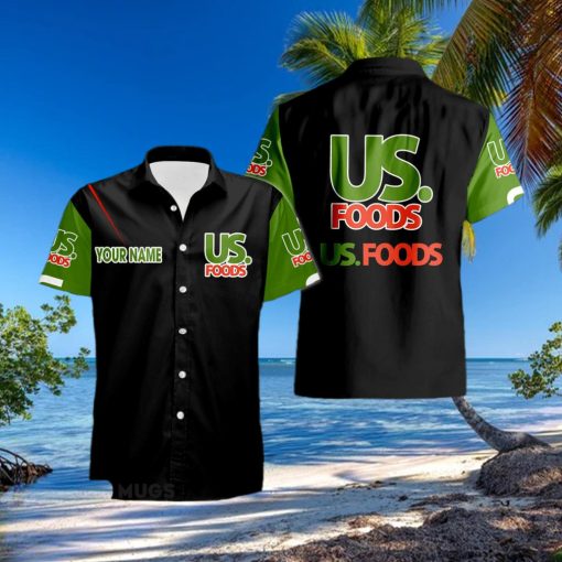 Custom Name US Foods Style 7 Logo Trademark 3D Hawaiian Shirt For Men And Women Gift