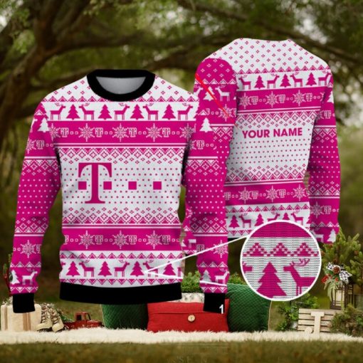 Custom Name Ugly Sweater deutsche telekom ag New For Men And Women Gift Familys Holidays