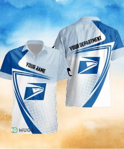 Custom Name usps Style 6 Logo Trademark 3D Hawaiian Shirt For Men And Women Gift