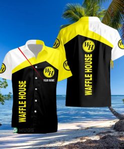 Custom Name waffle house Style 7 Logo Trademark 3D Hawaiian Shirt For Men And Women Gift