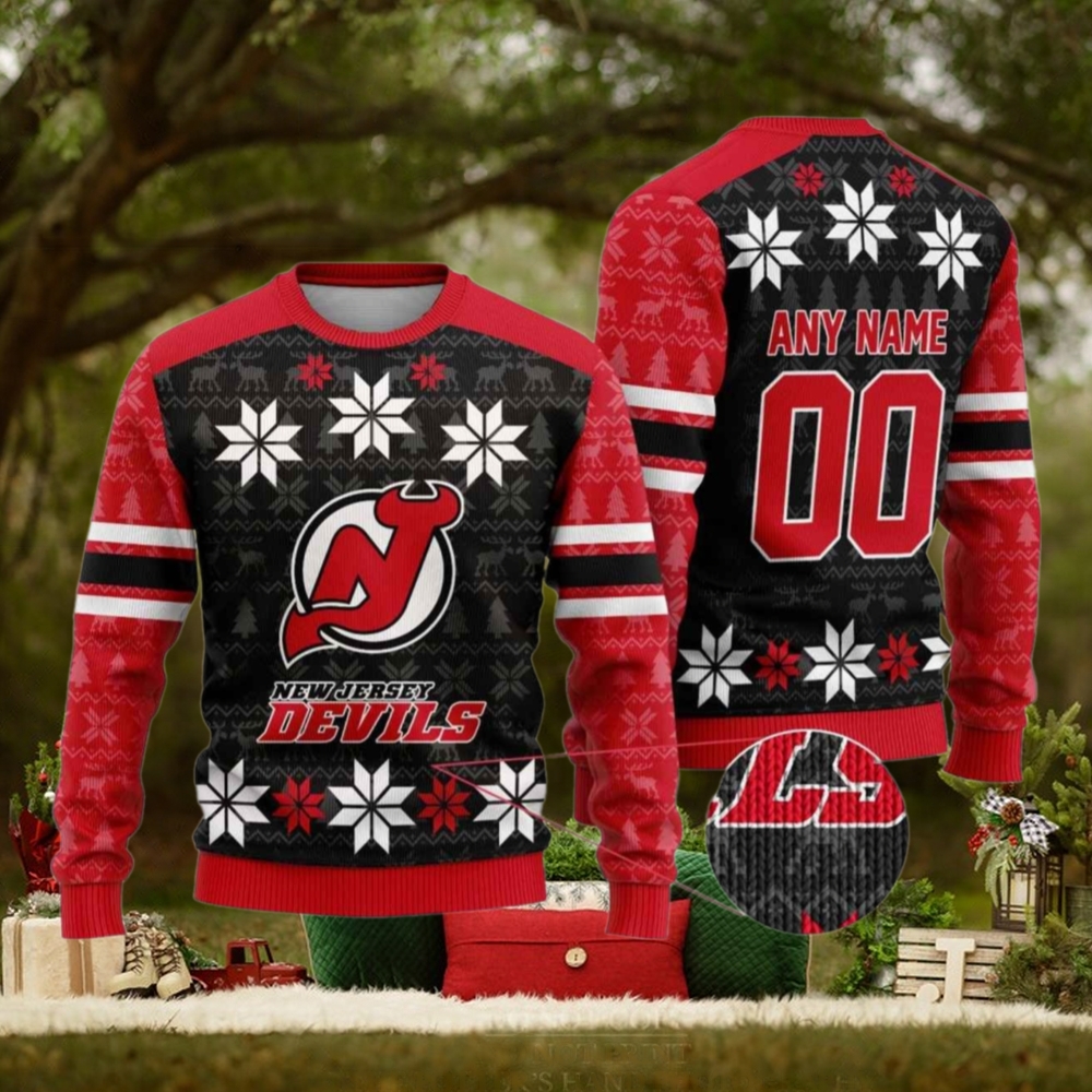 Custom New Jersey Devils Ugly Sweater Fun Christmas Gift Ideas 2024 Custom New Jersey Devils Ugly Sweater Fun Christmas Gift Ideas 2024