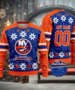 Custom New York Islanders Ugly Sweater, Creative Christmas Gift