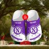 Custom Northwestern Wildcats Football NCAA Crocs Slippers