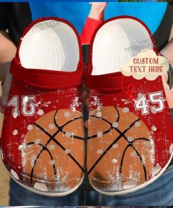 Custom Number Basketball Crocs