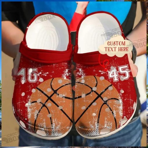 Custom Number Basketball Crocs