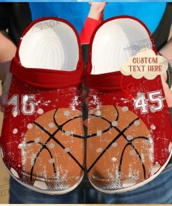 Custom Number Basketball Crocs