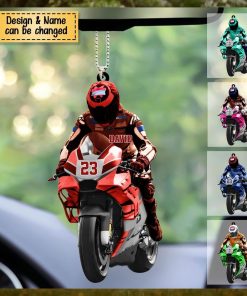 Custom Personalized Motorcycle Acrylic Car Ornament