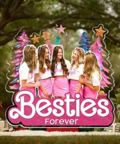 Custom Photo Barbie Girls In A Barbie World Bestie Personalized Custom Ornament