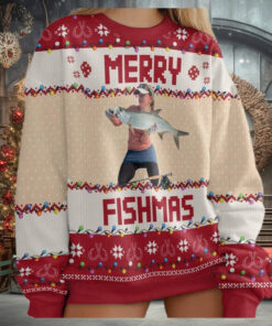 Custom Photo Christmas Ugly Sweater, Gift For Dad Family Photo Ugly Sweater Christmas Gifts Ugly Sweater