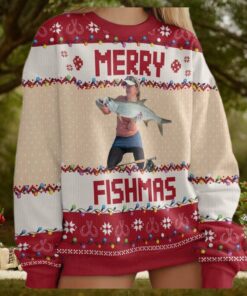 Custom Photo Christmas Ugly Sweater, Gift For Dad Family Photo Ugly Sweater Christmas Gifts Ugly Sweater