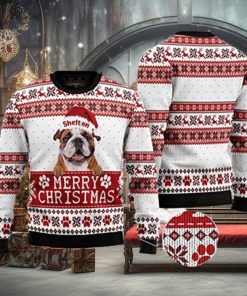 Custom Photo Dog Xmas Ugly Merry Christmas Ugly Merry Christmas Dog Sweater Dog Lovers Shirt
