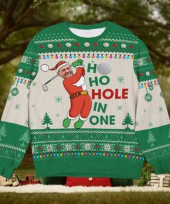 Custom Photo Gifts For Golf Player Ugly Sweater