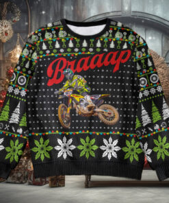 Custom Photo Gifts For Motorcross Lover Ugly Sweater