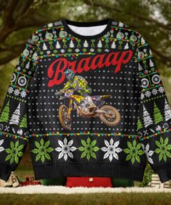 Custom Photo Gifts For Motorcross Lover Ugly Sweater