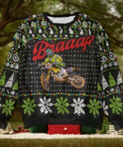 Custom Photo Gifts For Motorcross Lover Ugly Sweater