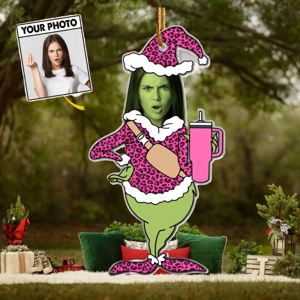 Custom Photo Ornament Boujee Tumbler Custom Photo Ornament Boujee Tumbler