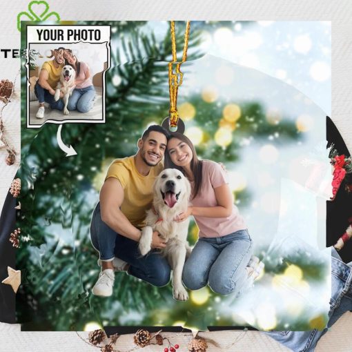 Custom Photo Shape Ornament For Dog Lovers