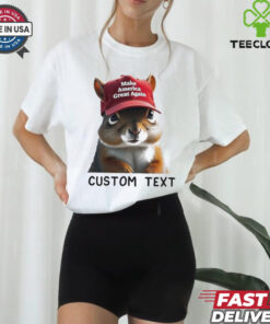 Custom Text The Squirrel Peanut Donald Trump T Shirt