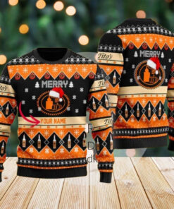 Custom Tito’s Handmade Vodka Christmas Ugly Sweater, Vodka Lover Shirt