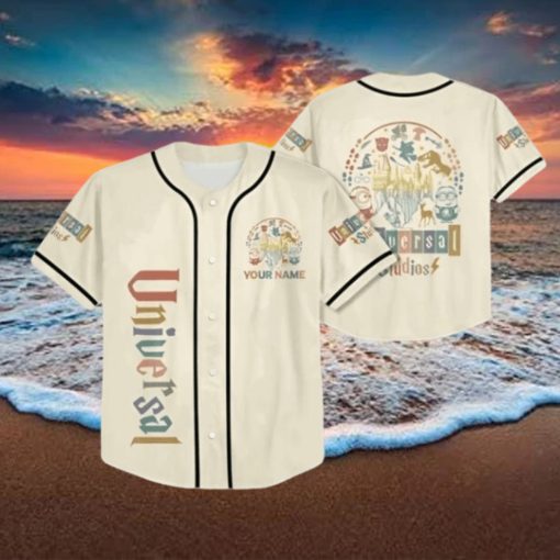 Custom Vintage Universal Studio Characters Baseball Jersey