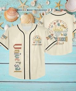 Custom Vintage Universal Studio Characters Baseball Jersey