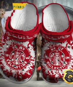 Customized Be My Valentine Starbucks Crocs