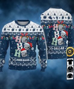 Customized Dallas Cowboys Ugly Christmas Sweater, Faux Wool Sweater, National Football League, Gifts For Fans Football Nfl, Football 3D Ugly Sweater – Prinvity