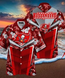 Customized NFL Tampa Bay Buccaneers Hawaiian Shirt Summer Football Aloha Shirt For Fans