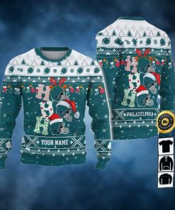 Customized Philadelphia Eagles Ugly Christmas Sweater, Faux Wool Sweater, National Football League, Gifts For Fans Football Nfl, Football 3D Ugly Sweater – Prinvity