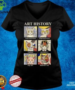 Cute Artistic Cat Cat Art History Cute Cat Painting Shirt