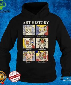 Cute Artistic Cat Cat Art History Cute Cat Painting Shirt